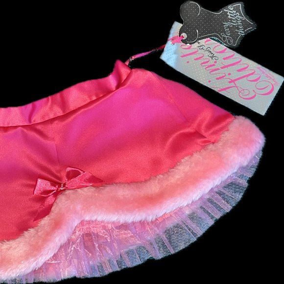 Victoria's Secret "Sexy Little Things" Limited Edition Skirt Pink Faux Fur OS - Picture 3 of 11